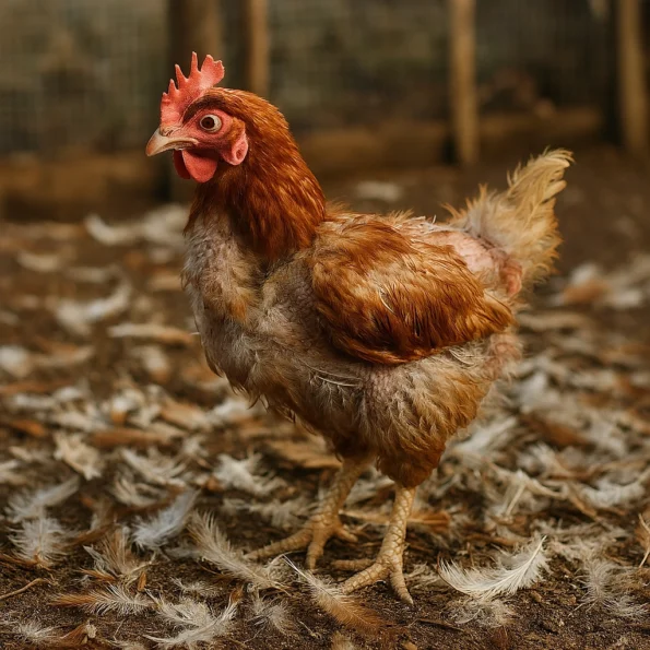 mue des poules