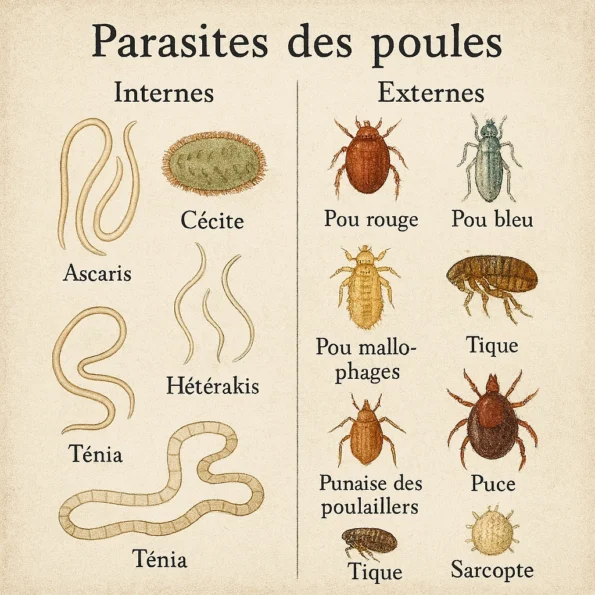 parasites poules​