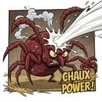 mechant poux rouge